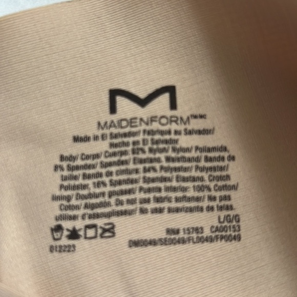 NWT Maidenform Womens Tame Your Tummy Shaping Lace Thong with Cool Comfort - Picture 5 of 6